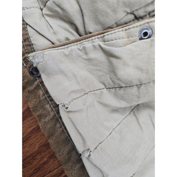 Industrial Exchange 
Distressed Faux Leather Bomber Jacket - Picture 8 of 9